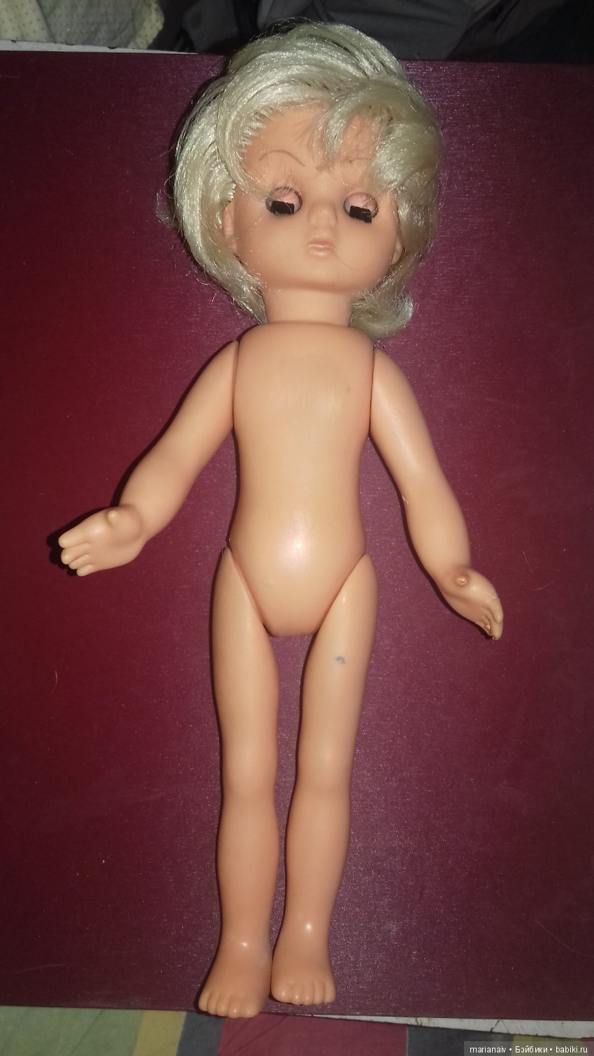 Хромоножка отзовись — Ремонт кукол СССР и ГДР (немок): чернота (фото 3)