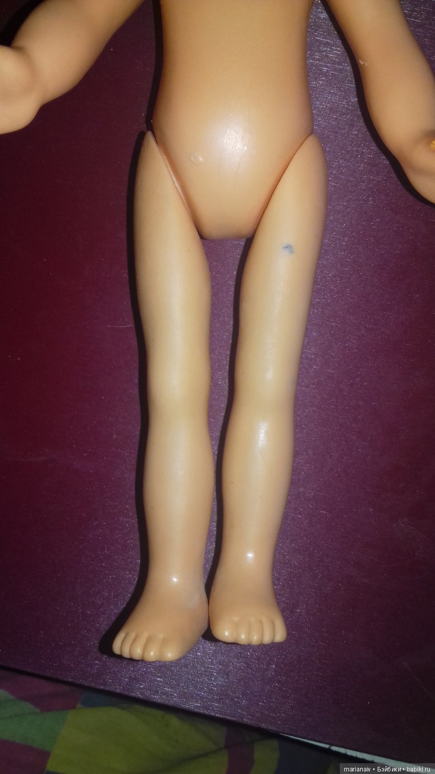 Хромоножка отзовись — Ремонт кукол СССР и ГДР (немок): чернота (фото 2)