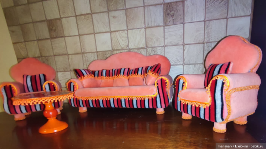 Набор мягкой мебели Апельсиновый джем (фото 3)