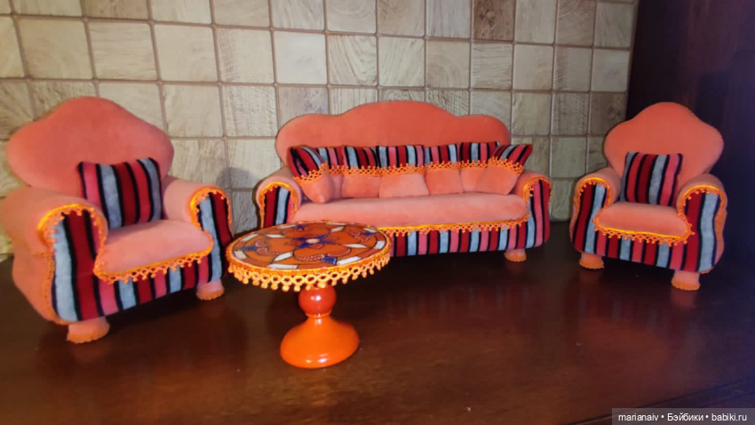 Набор мягкой мебели Апельсиновый джем (фото 2)