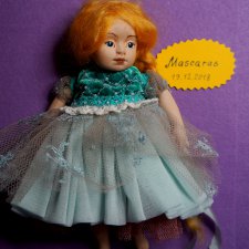 Мира, авторская фарфоровая кукла