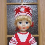Продам русский народный костюм на большую куклу.