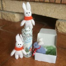 Эгей, зайцы, куда же вы?! Игрушки вязанные крючком