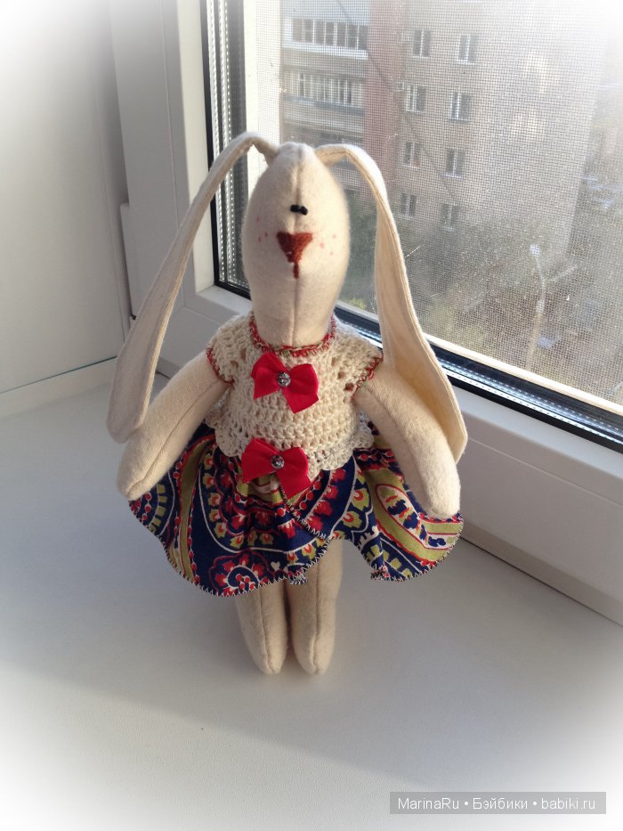 Зайка с приданым — Куклы и игрушки Тильда (Tilda): фото (фото 3)