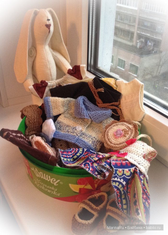 Зайка с приданым — Куклы и игрушки Тильда (Tilda): фото