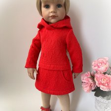 Худи-платье для куклы Готц