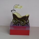 Коляска для двоих маленьких пупсиков (размером примерно 5 см.)