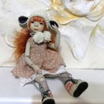 Первая авторская шарнирная кукла