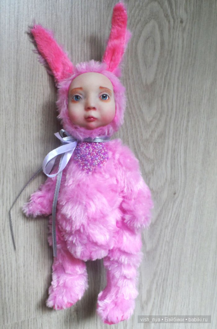Сборная солянка: куклы и заяц. Шарнирная авторская кукла