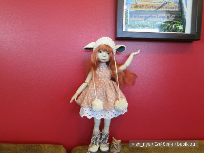 Сборная солянка: куклы и заяц. Шарнирная авторская кукла (фото 10)