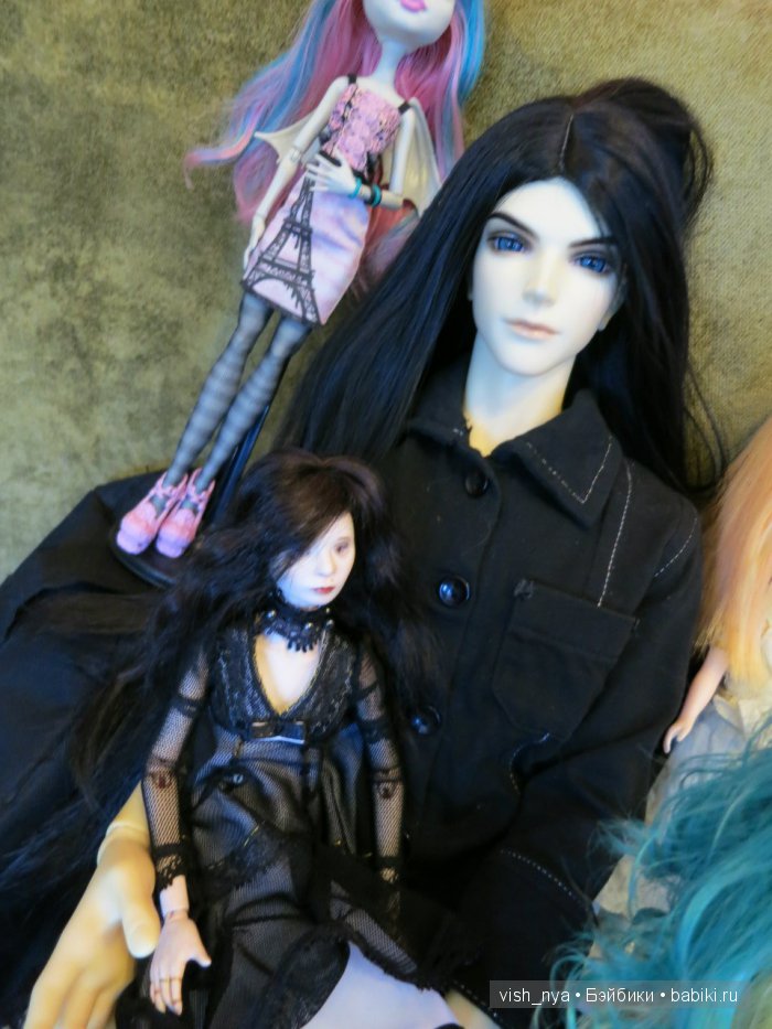 Сборная солянка: куклы и заяц. Шарнирная авторская кукла (фото 3)