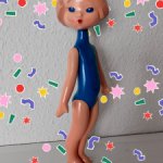 Кукла Гимнастка Люда ОХК 1960-х гг. Л.Сморгон