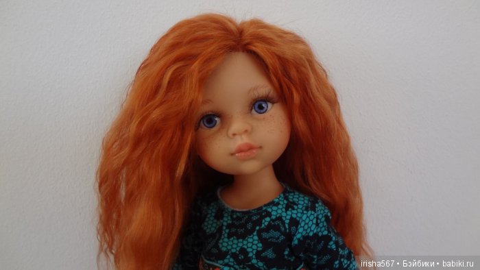 Рыжулька Кристинка — ООАК Paola Reina (Паола Рейна) и испанских кукол: перерисовка (фото 4)