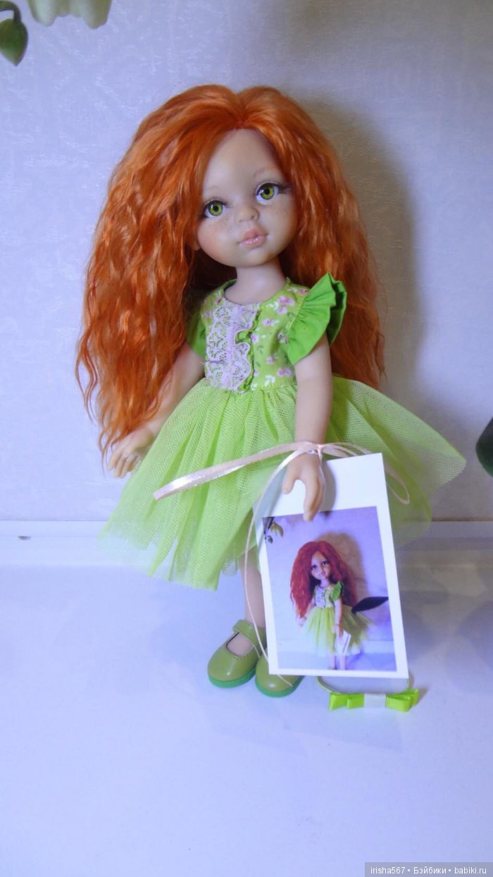 Зеленоглазая рыжулька — ООАК Paola Reina (Паола Рейна) и испанских кукол: перерисовка