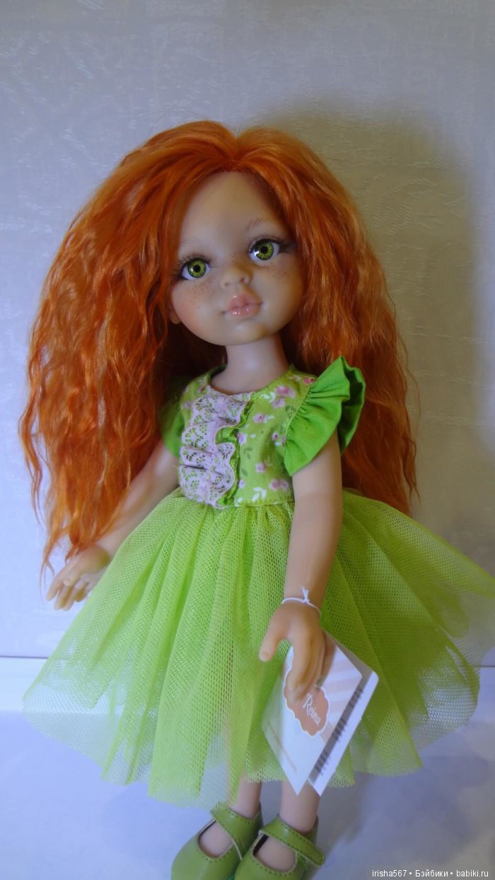 Зеленоглазая рыжулька — ООАК Paola Reina (Паола Рейна) и испанских кукол: перерисовка (фото 4)
