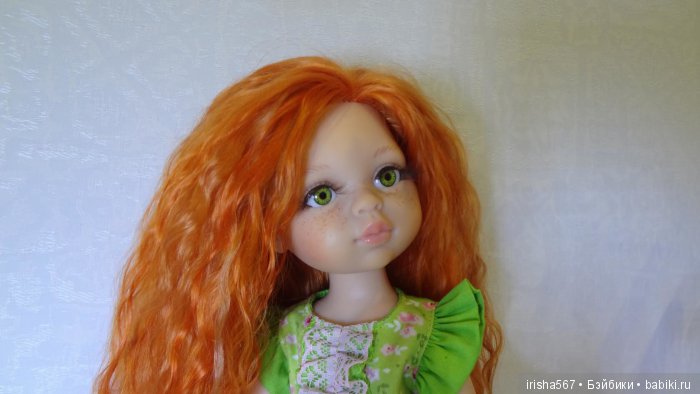 Зеленоглазая рыжулька — ООАК Paola Reina (Паола Рейна) и испанских кукол: перерисовка (фото 5)