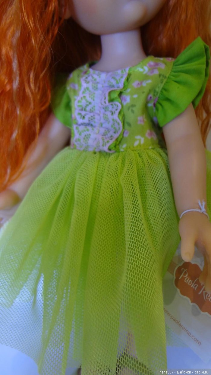 Зеленоглазая рыжулька — ООАК Paola Reina (Паола Рейна) и испанских кукол: перерисовка (фото 6)