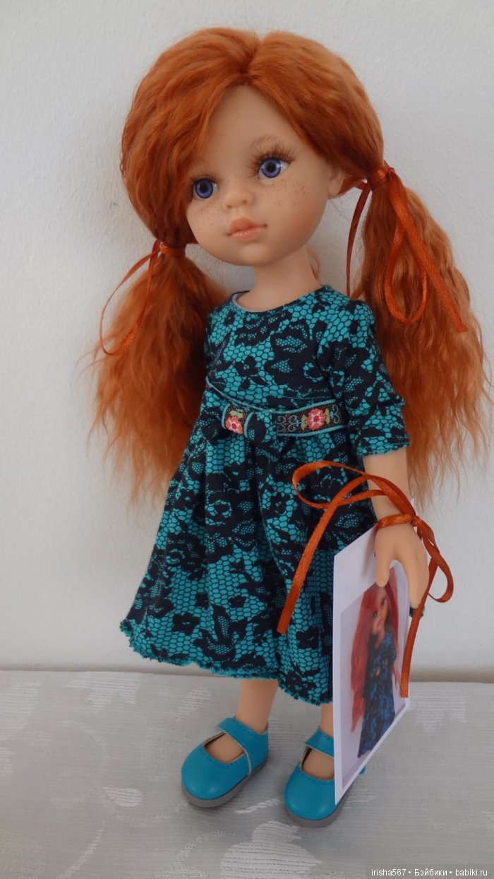 Рыжулька Кристинка — ООАК Paola Reina (Паола Рейна) и испанских кукол: перерисовка