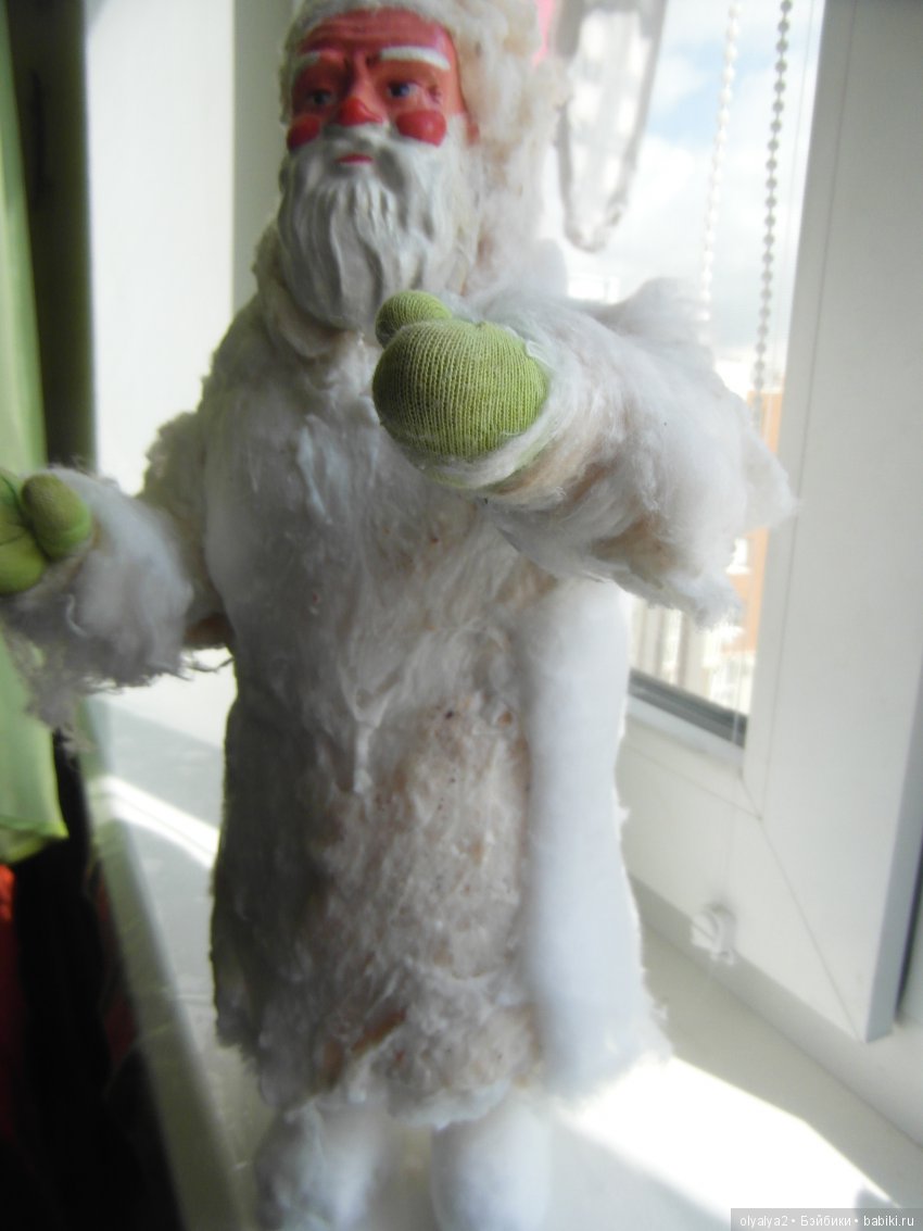 Реставрация ватных игрушек