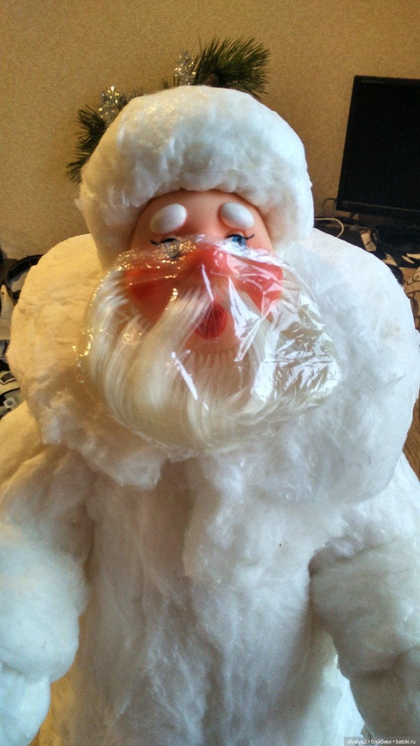 Новый старый Дед Мороз — Ремонт кукол СССР и ГДР (немок): чернота (фото 6)