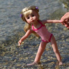 Куколка Наташа (Schildkrot) и озеро Вертер Зее