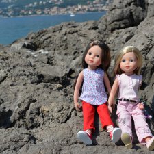 Куколки Schildkrot на отдыхе в Хорватии