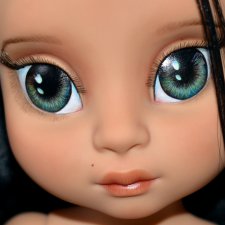 Милая куколка Disney Animators Жасмин ООАК.