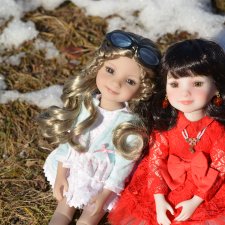 Гуси и куклы Ruby Red