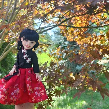 Катюшка в японском саду в Краснодаре.