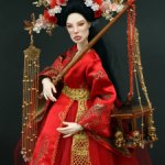 Авторская шарнирная кукла Цунайна