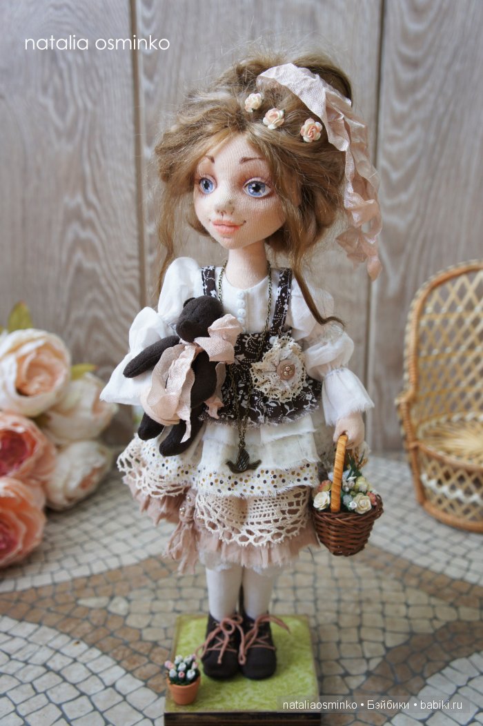 Авторские текстильные куклы Натальи Осминко. Полина (фото 4)