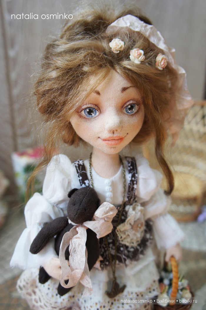 Авторские текстильные куклы Натальи Осминко. Полина (фото 2)