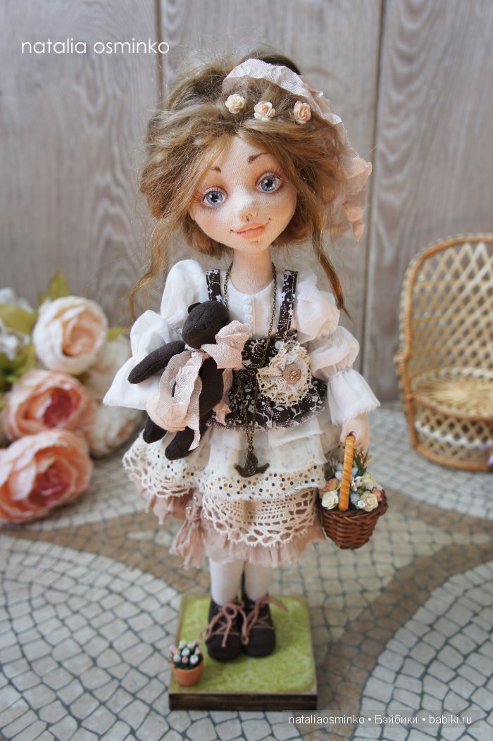 Авторские текстильные куклы Натальи Осминко. Полина