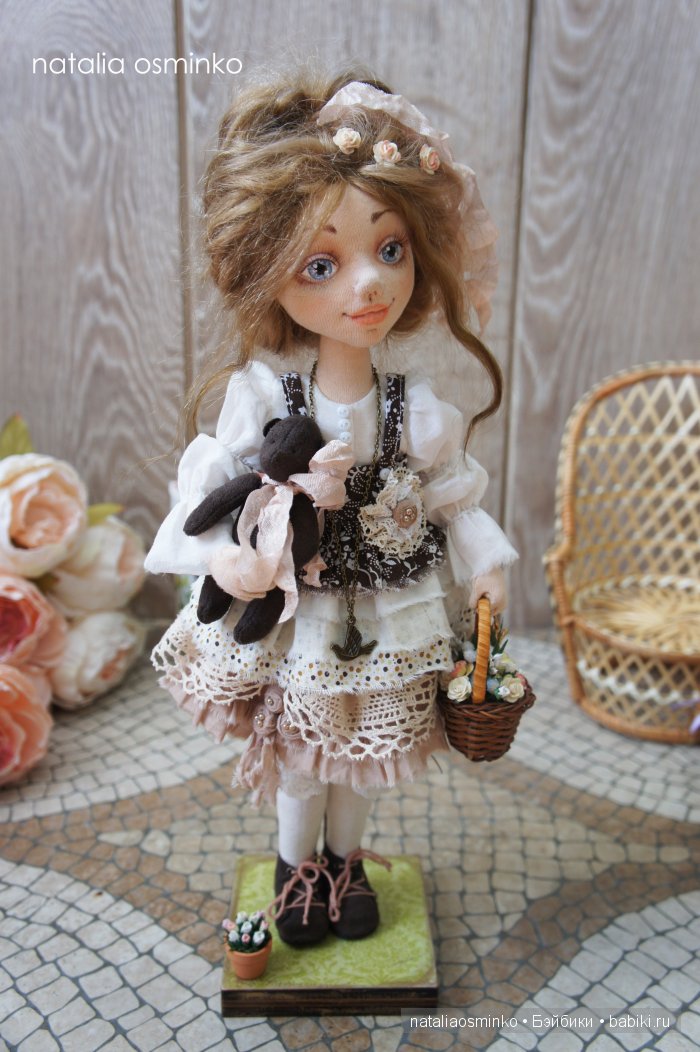 Авторские текстильные куклы Натальи Осминко. Полина (фото 3)