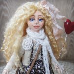 Авторские текстильные куклы Натальи Осминко. Карина