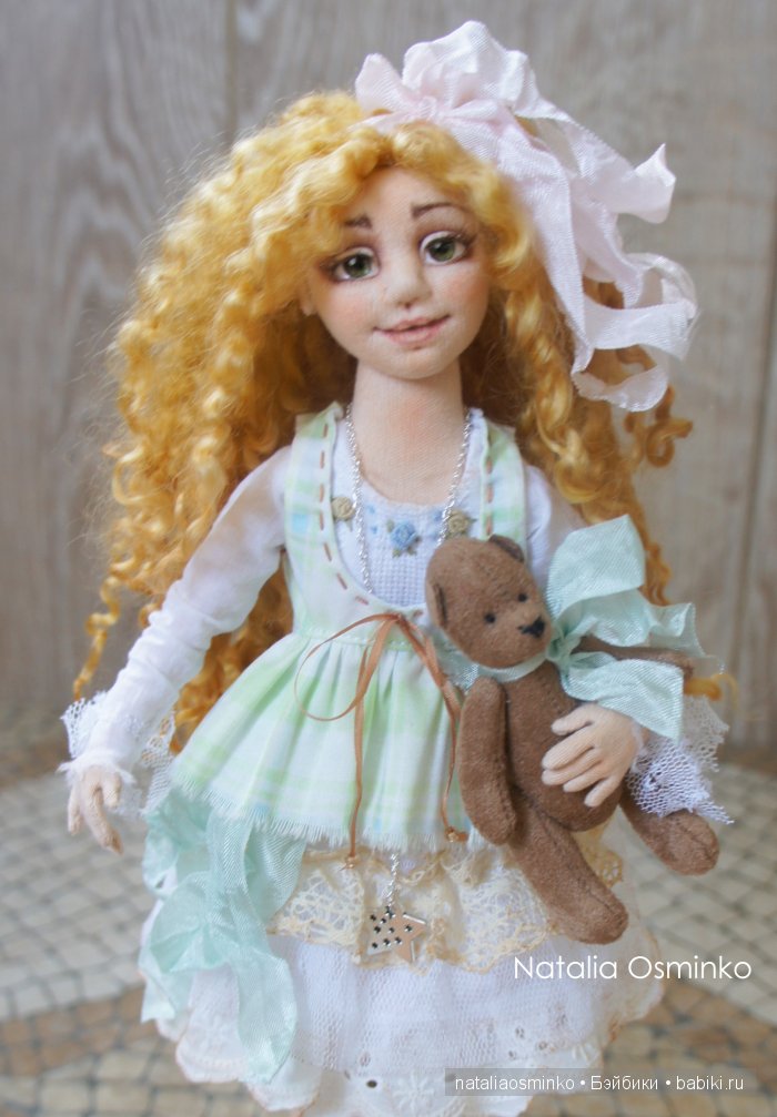Авторские текстильные куклы Натальи Осминко. Лилия (фото 3)