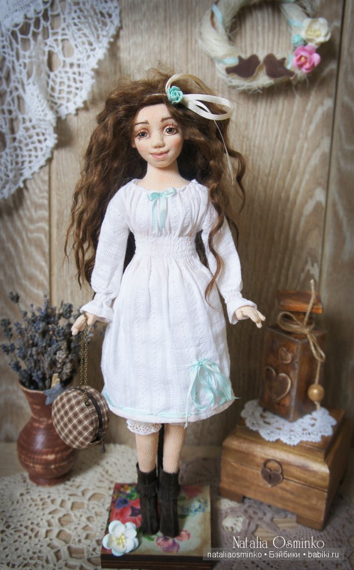 Авторские текстильные куклы Натальи Осминко. Алёнка (фото 6)