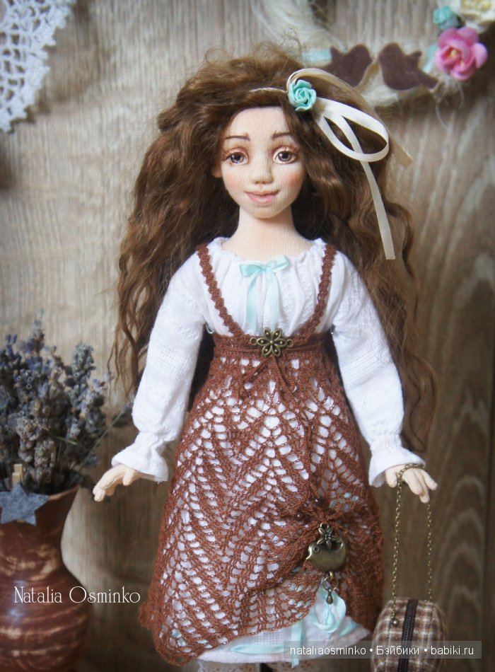 Авторские текстильные куклы Натальи Осминко. Алёнка | Бэйбики Авторские текстильные куклы Натальи Осминко. Алёнка (фото 5)