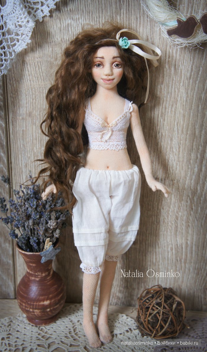 Авторские текстильные куклы Натальи Осминко. Алёнка | Бэйбики Авторские текстильные куклы Натальи Осминко. Алёнка (фото 3)