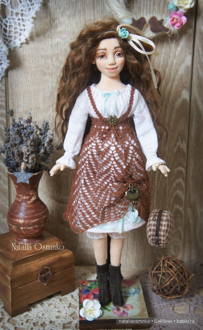 Авторские текстильные куклы Натальи Осминко. Алёнка | Бэйбики Авторские текстильные куклы Натальи Осминко. Алёнка (фото 2)
