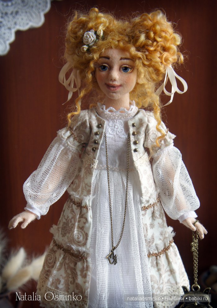 Авторские текстильные куклы Натальи Осминко. Дарья | Бэйбики Авторские текстильные куклы Натальи Осминко. Дарья (фото 3)