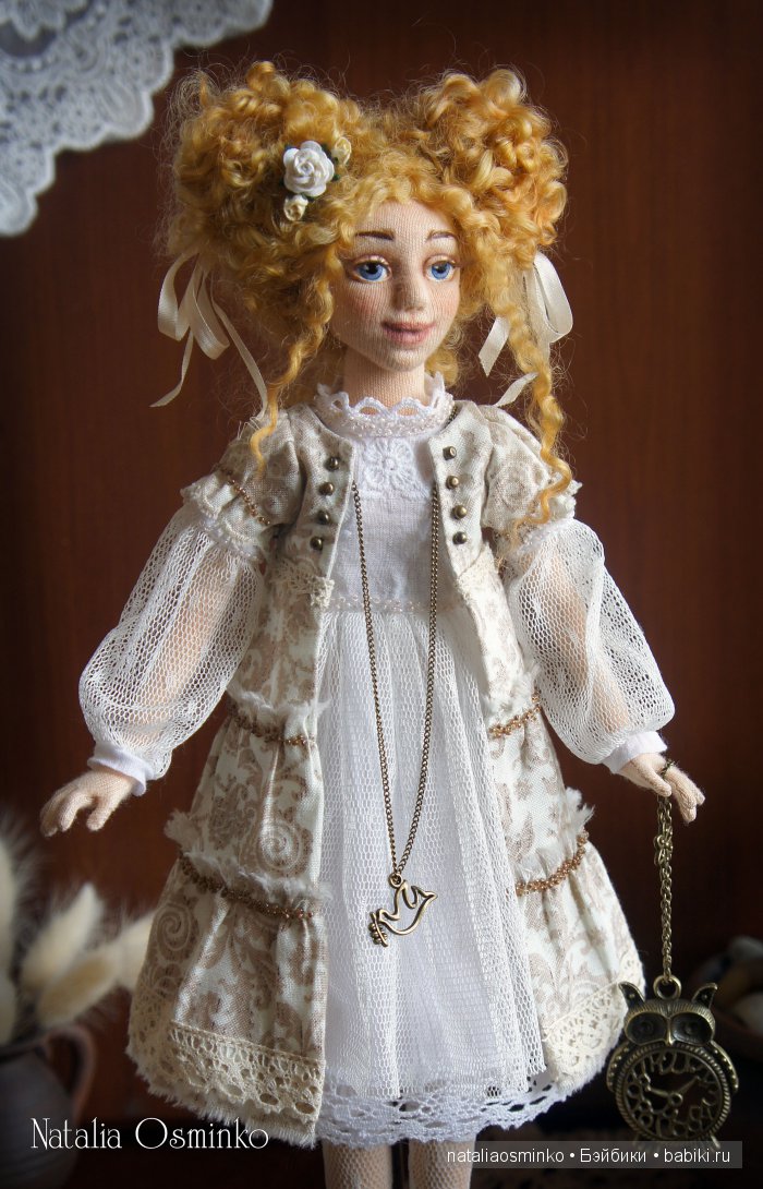 Авторские текстильные куклы Натальи Осминко. Дарья | Бэйбики Авторские текстильные куклы Натальи Осминко. Дарья (фото 2)