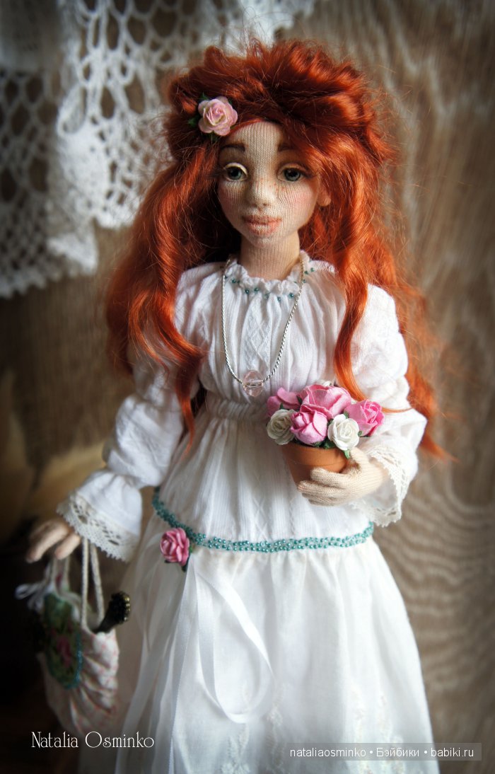 Авторские текстильные куклы Натальи Осминко. Аглая | Бэйбики Авторские текстильные куклы Натальи Осминко. Аглая (фото 3)