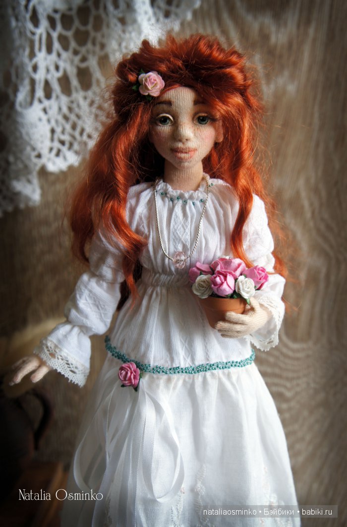 Авторские текстильные куклы Натальи Осминко. Аглая | Бэйбики Авторские текстильные куклы Натальи Осминко. Аглая (фото 5)