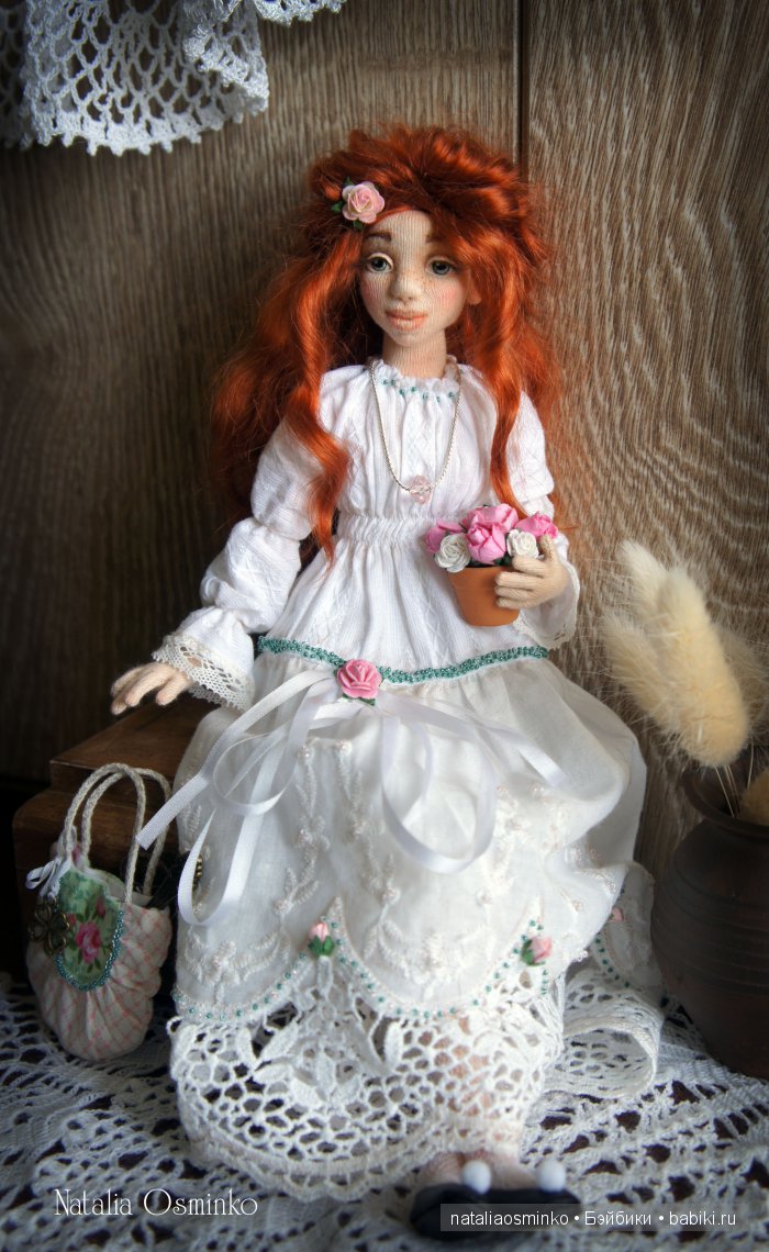 Авторские текстильные куклы Натальи Осминко. Аглая | Бэйбики Авторские текстильные куклы Натальи Осминко. Аглая (фото 2)