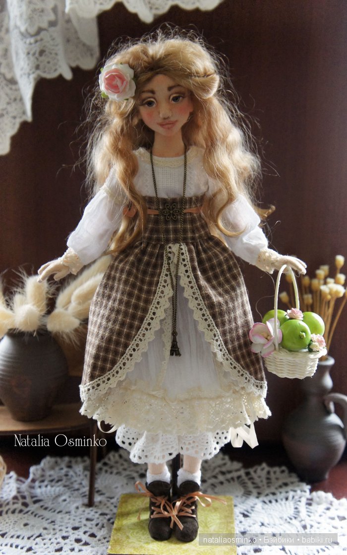 Авторские текстильные куклы Натальи Осминко. Ольга (фото 2)