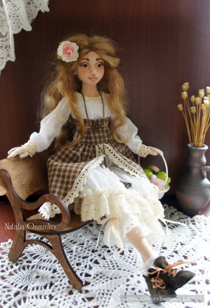 Авторские текстильные куклы Натальи Осминко. Ольга (фото 5)