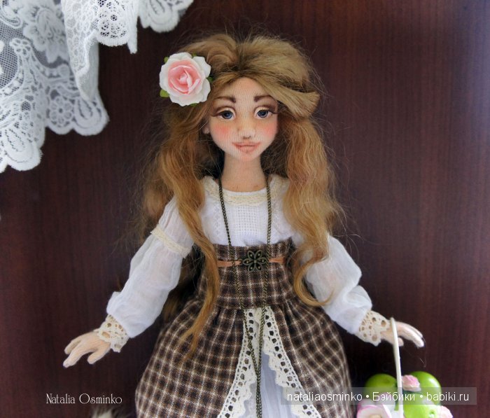 Авторские текстильные куклы Натальи Осминко. Ольга (фото 3)