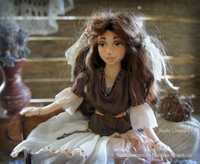 Авторские куклы из ткани Натальи Осминко. Натали