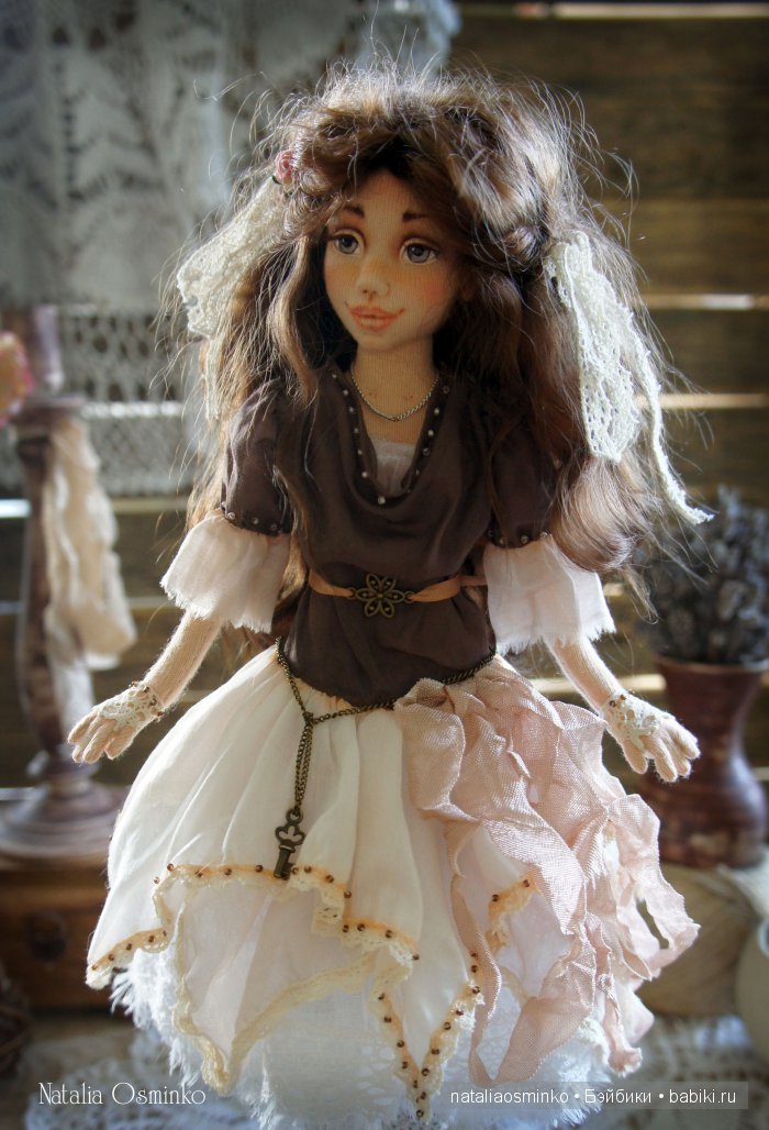 Авторские куклы из ткани Натальи Осминко. Натали (фото 3)